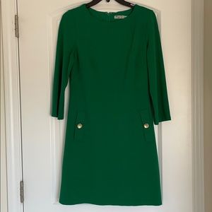 Green Eliza J shift dress